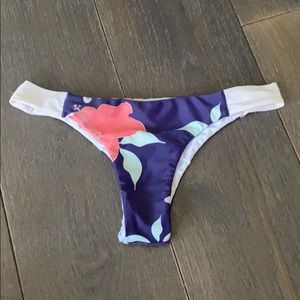 Alia blue bikini bottom